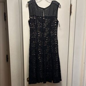 Elegant Black Lace Dress